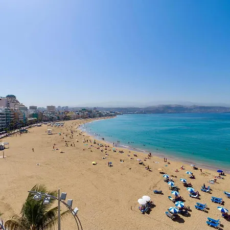 2 Bedrooms & Spectacular Views In Best Part Of Las Canteras Las Palmas de Gran Canaria Exterior foto